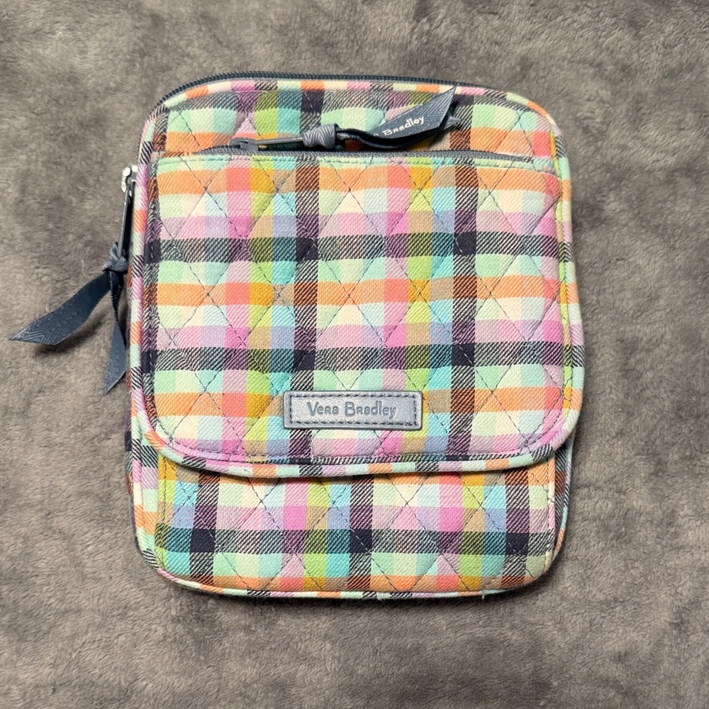 Vera Bradley Pastel Plaid Crossbody